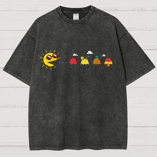 PAC-SUMMER Vintage Distressed T-shirt