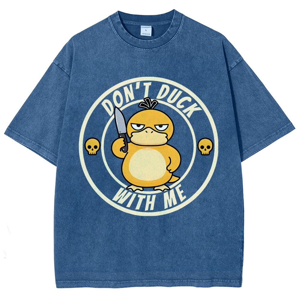 Don't Duck With Me Vintage Distressed T-shirt