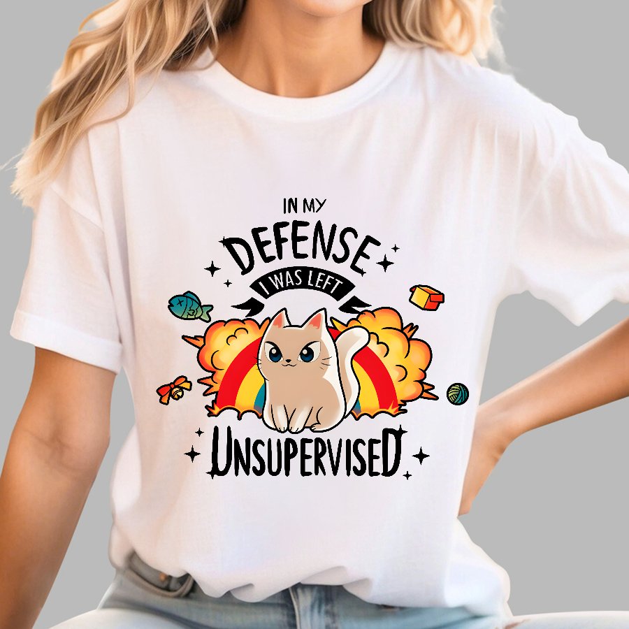 I Was Left Unsupervised Geek T-Shirt