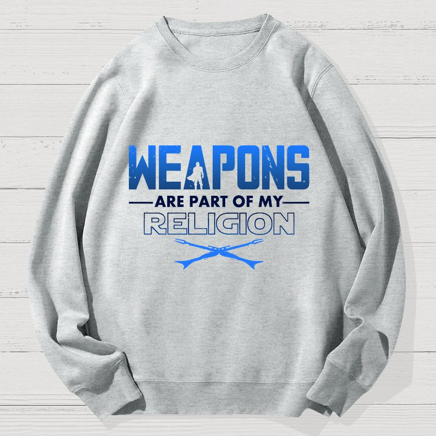 Weapons Geek Cotton Sweatshirt