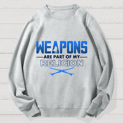 Weapons Geek Cotton Sweatshirt