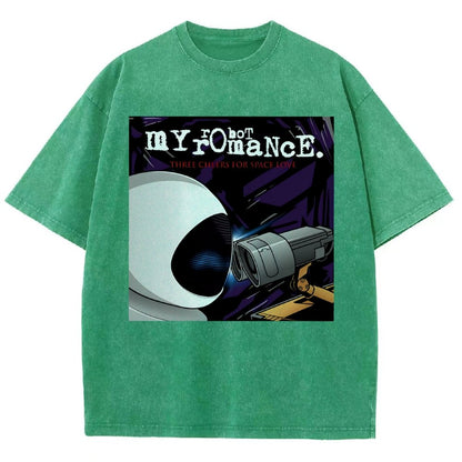 My Robot Romance Vintage Distressed T-shirt