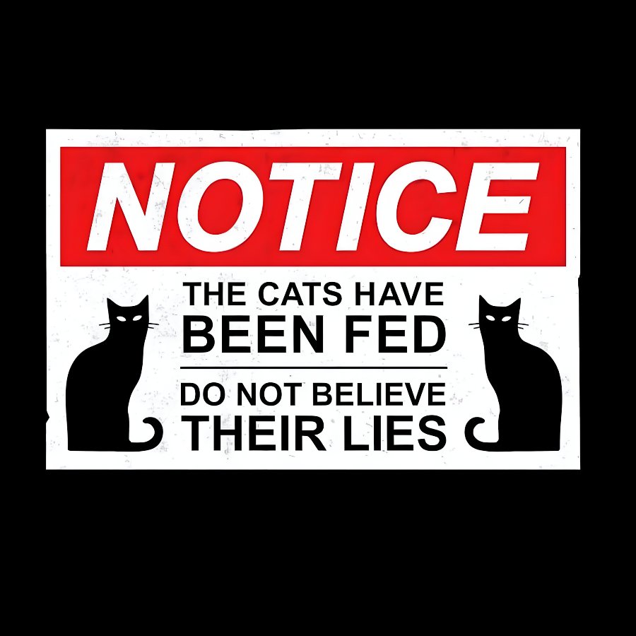Cats Have Been Fed Geek T-Shirt