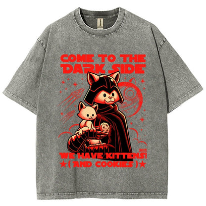 We Have Kittens and Cookies Vintage Distressed T-shirt