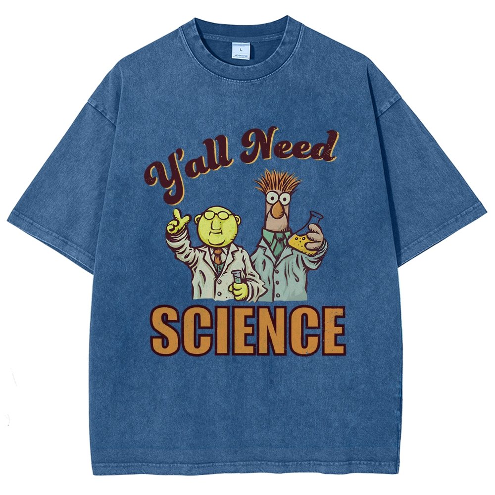 Y'all Need Science Vintage Distressed T-shirt