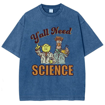 Y'all Need Science Vintage Distressed T-shirt
