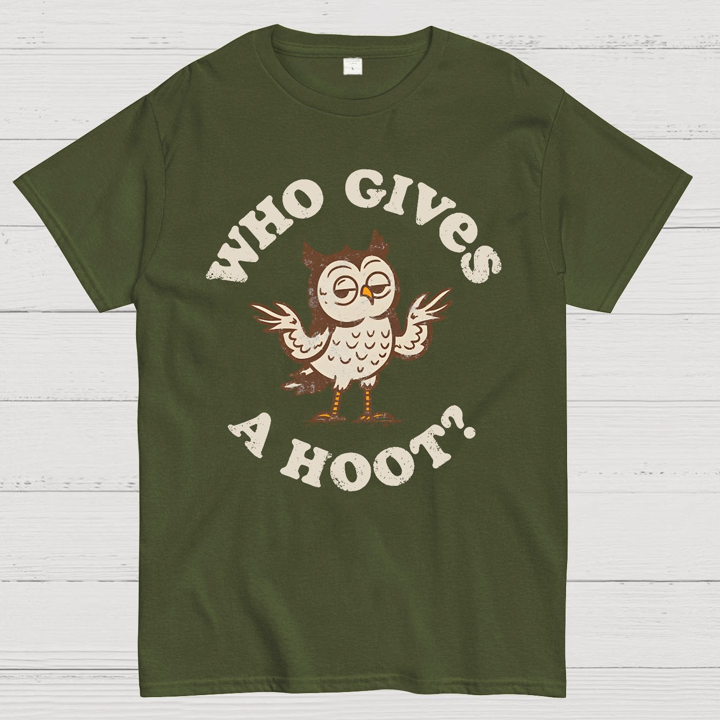Who Gives a Hoot Geek T-Shirt