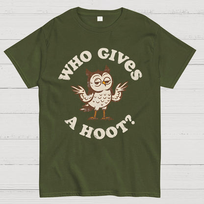 Who Gives a Hoot Geek T-Shirt