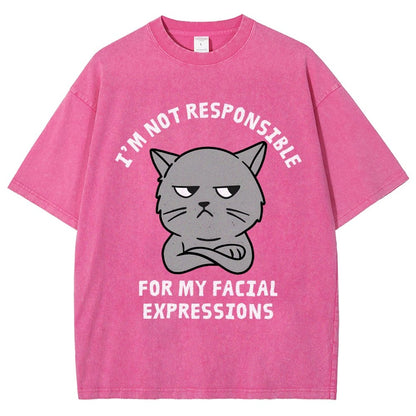 My Facial Expressions Vintage Distressed T-shirt