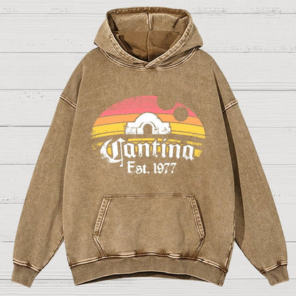 1977 Bistro Vintage Distressed Hoodie