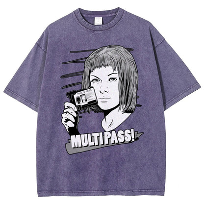 MULTIPASS! Vintage Distressed T-shirt