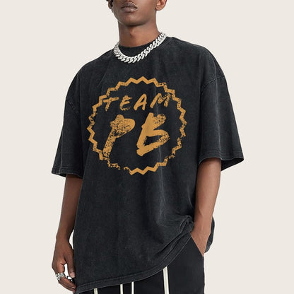 Team PB - Peanut Butter Vintage Distressed T-shirt