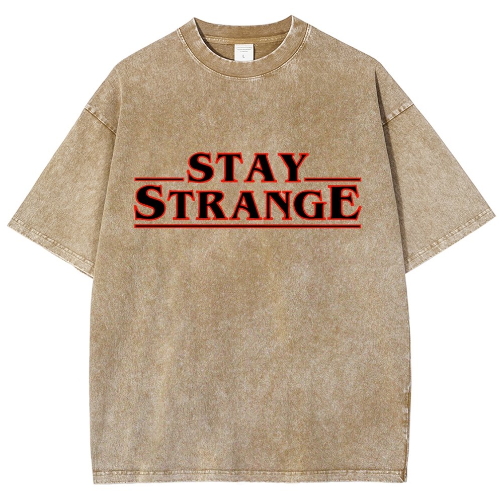 Stay Strange Vintage Distressed T-shirt