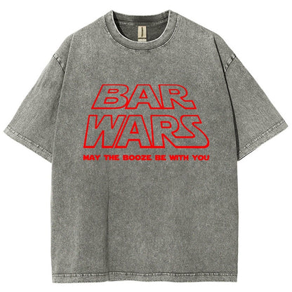 May The Booze Be With You Vintage Distressed T-shirt