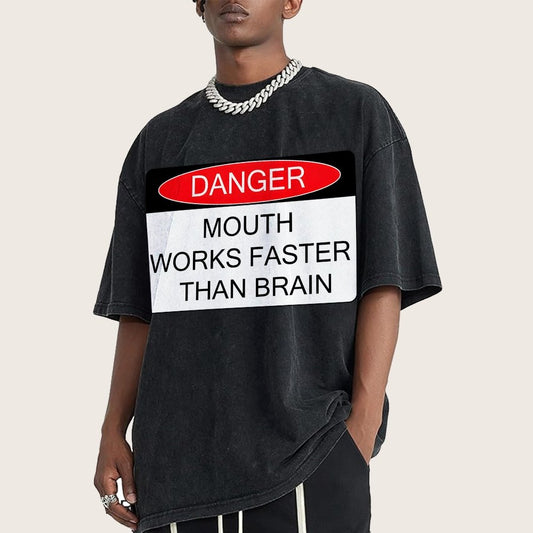 Danger Vintage Distressed T-shirt