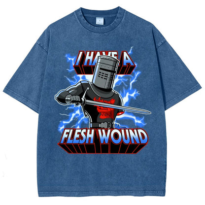 I Have A Flesh Wound Vintage Distressed T-shirt