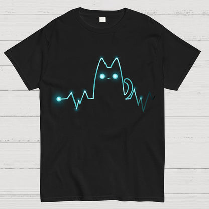 Heart Cat Beat Geek T-Shirt