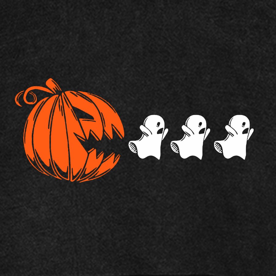 Funny Halloween Ghost Vintage Distressed Hoodie