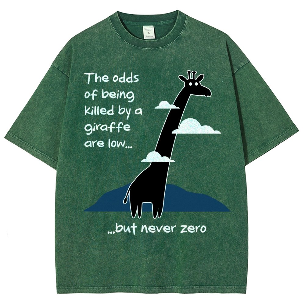 Killer Giraffe Vintage Distressed T-shirt