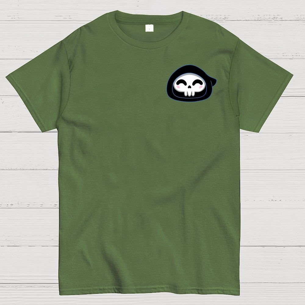 Right Behind You Halloween Front And Back Printing Geek T-Shirt