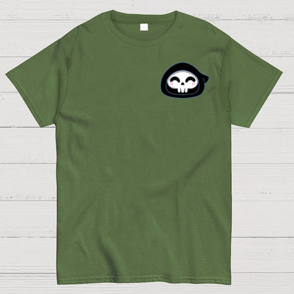 Right Behind You Halloween Front And Back Printing Geek T-Shirt