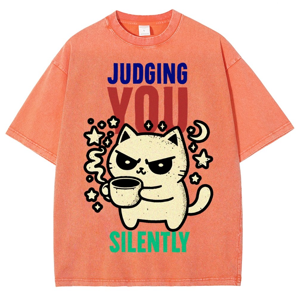 Judging You Vintage Distressed T-shirt