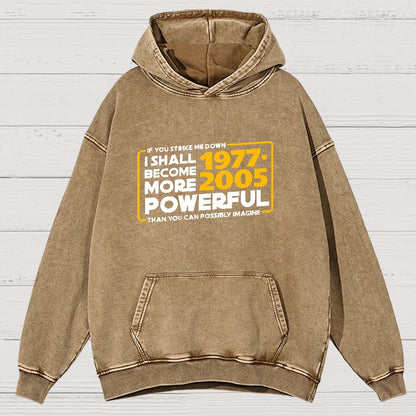 I Shall Become More Powerful Vintage Distressed Hoodie