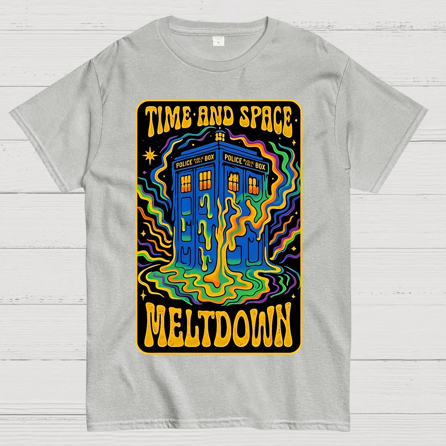 Time And Space Meltdown Geek T-Shirt