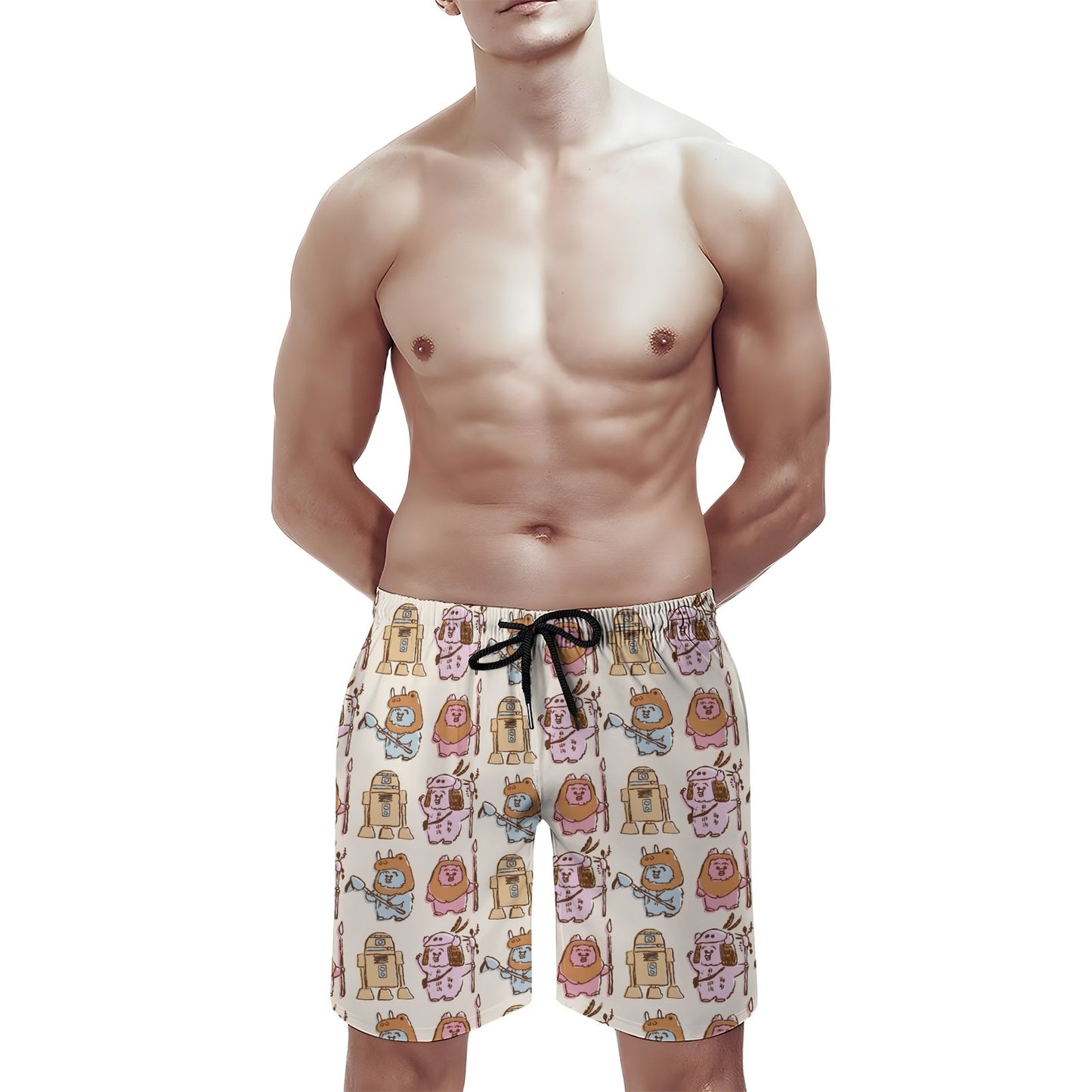 Doodle Monster Geek Shorts