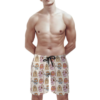 Doodle Monster Geek Shorts