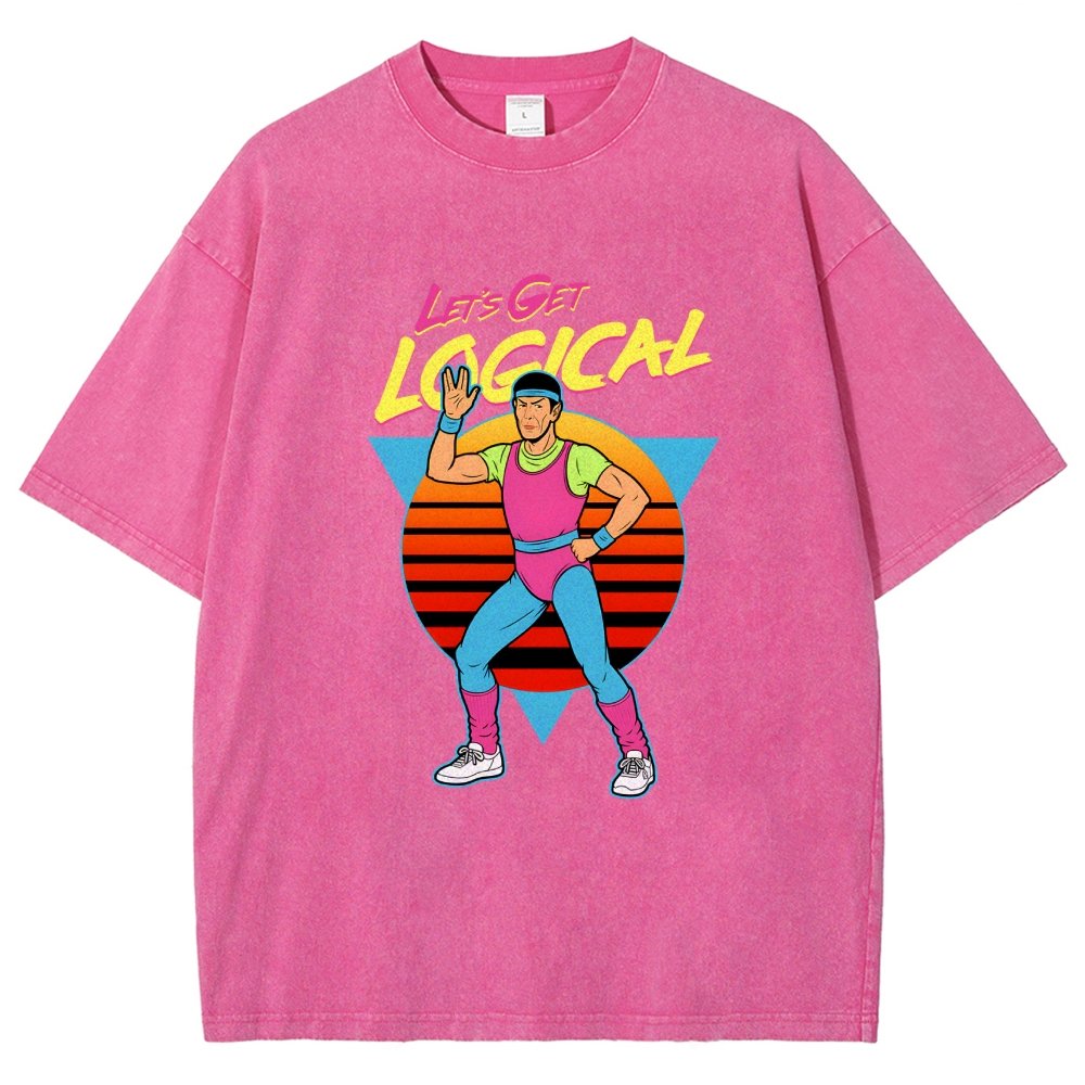 Let's Get Logical Vintage Distressed T-shirt