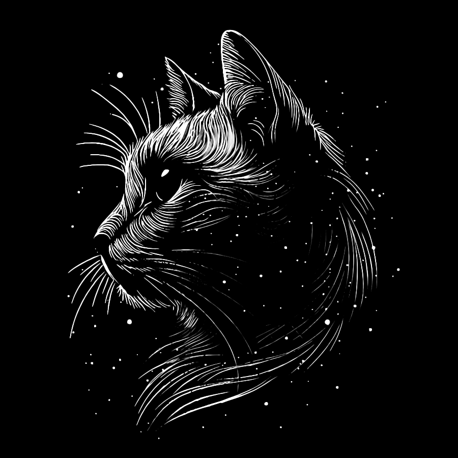 Space Cat Geek T-Shirt