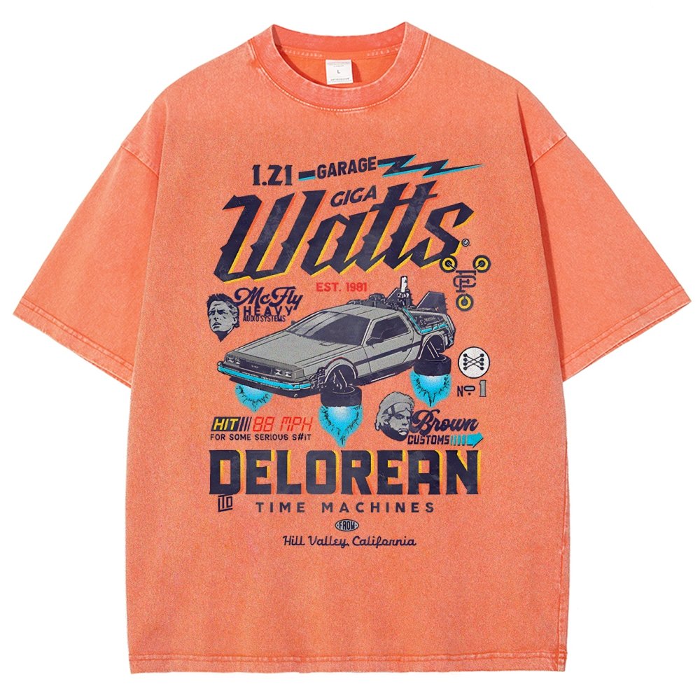Gigawatts Garage Remix Vintage Distressed T-shirt