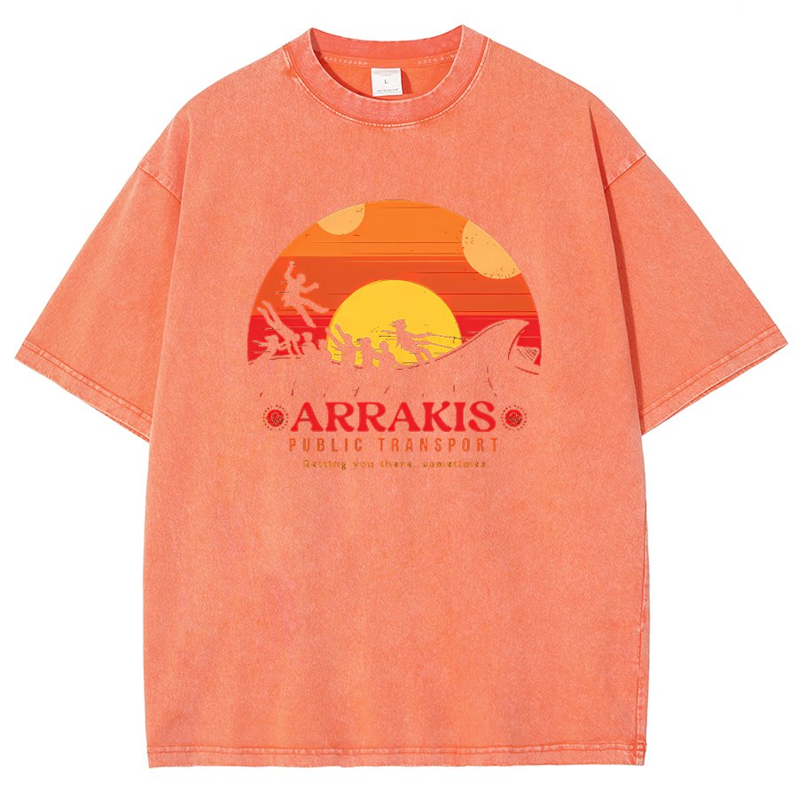 Mystic Land Getting You There Sometimes Vintage Distressed T-shirt