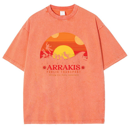 Mystic Land Getting You There Sometimes Vintage Distressed T-shirt