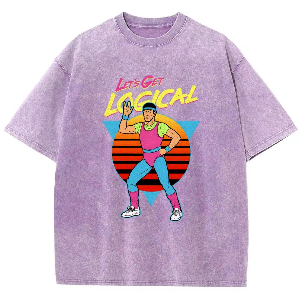 Let's Get Logical Vintage Distressed T-shirt