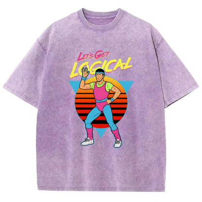 Let's Get Logical Vintage Distressed T-shirt