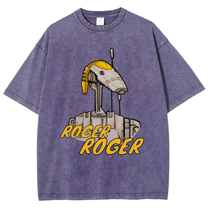 Roger, roger Vintage Distressed T-shirt