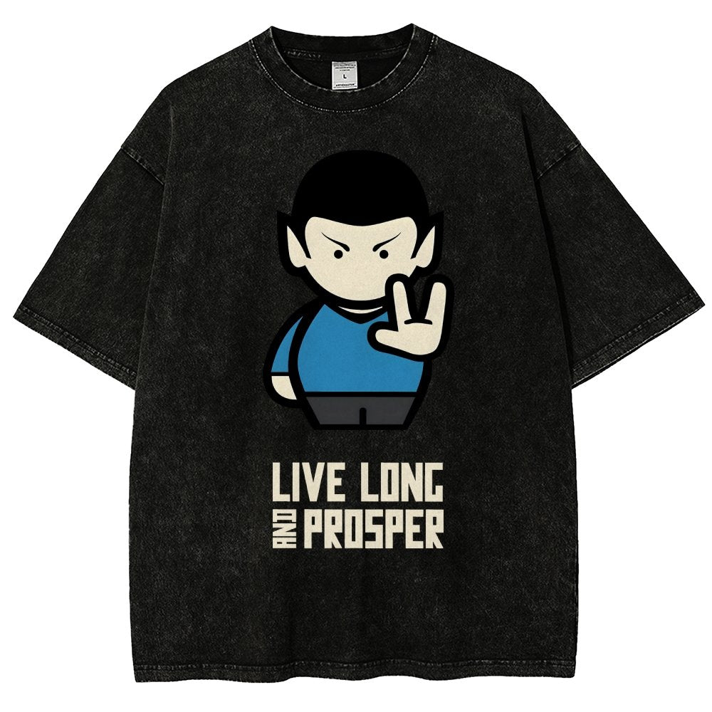 Live Long Vintage Distressed T-shirt