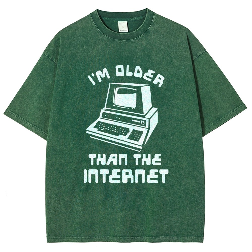 I Am Older Than The Internet Vintage Distressed T-shirt