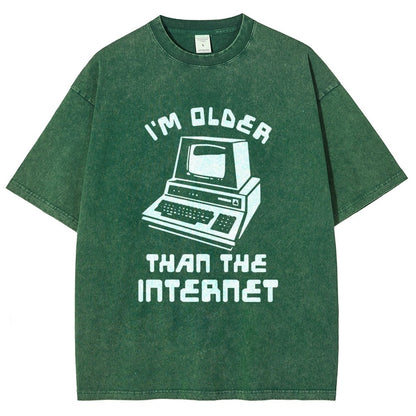 I Am Older Than The Internet Vintage Distressed T-shirt