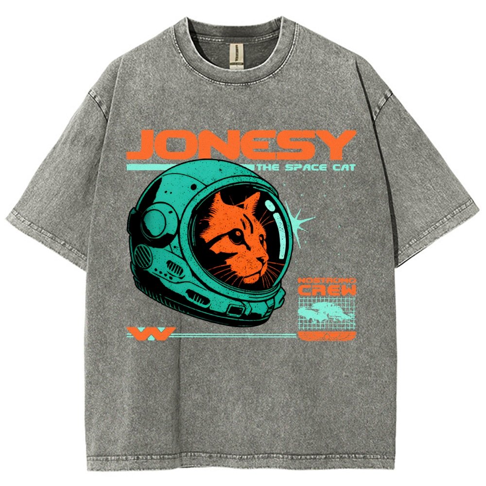 Jonesy The Space Cat Vintage Distressed T-shirt