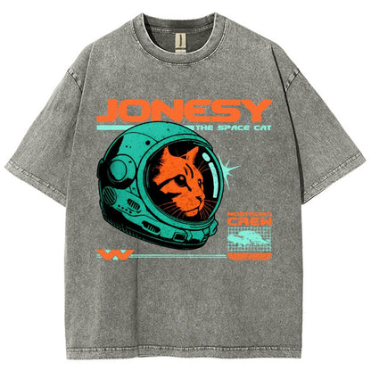Jonesy The Space Cat Vintage Distressed T-shirt