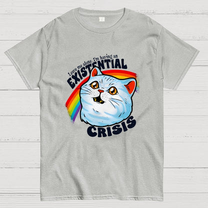 Existential Crisis Cat Geek T-Shirt