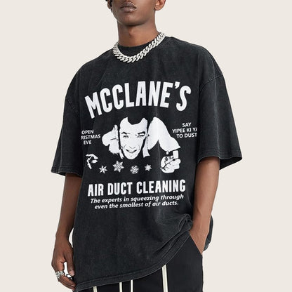 Hero's Air Duct Cleaning Vintage Distressed T-shirt