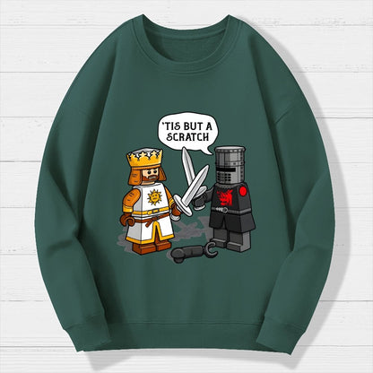 King Vs Knight Geek Cotton Sweatshirt