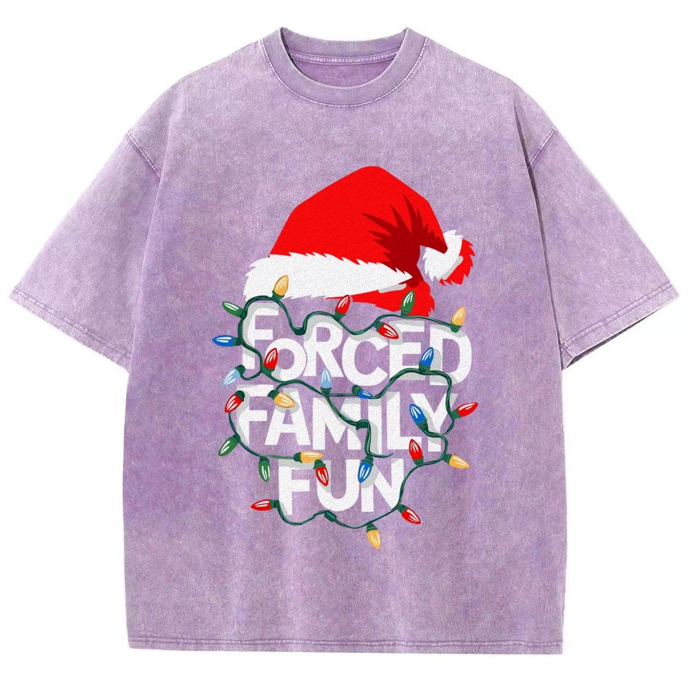 Forced Family Fun Vintage Distressed T-shirt