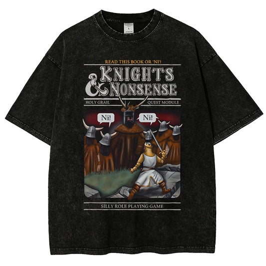Knights & Nonsense Vintage Distressed T-shirt