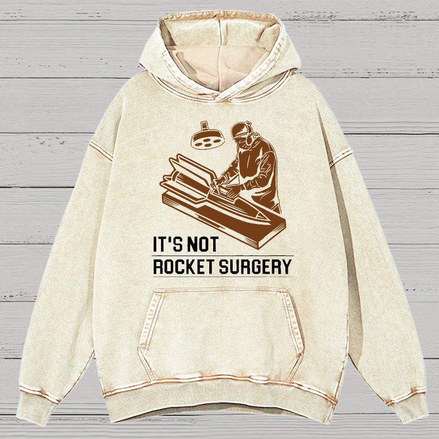 Rocket Surgery Vintage Distressed Hoodie