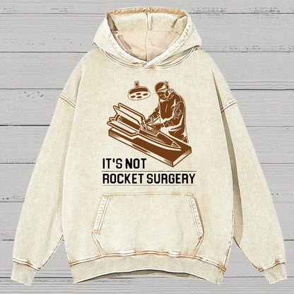 Rocket Surgery Vintage Distressed Hoodie